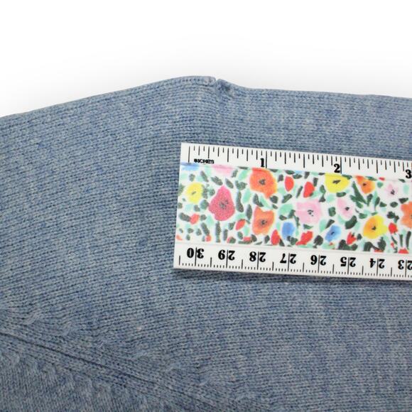 NewWithFlaws Large BrooksBrothers 346 Washable Wool Sweater LightBlue - Picture 7 of 11